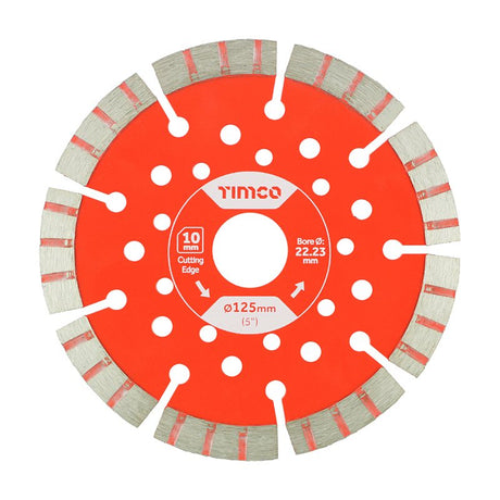 TIMCO Trade Diamond Blade Segmented - 125 x 22.2