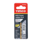 TIMCO Ground Jobber Drills - Cobalt M35 - 4.5mm