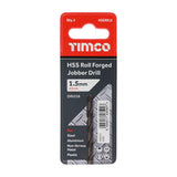 10 x TIMCO Roll Forged Jobber Drills HSS - 1.5mm