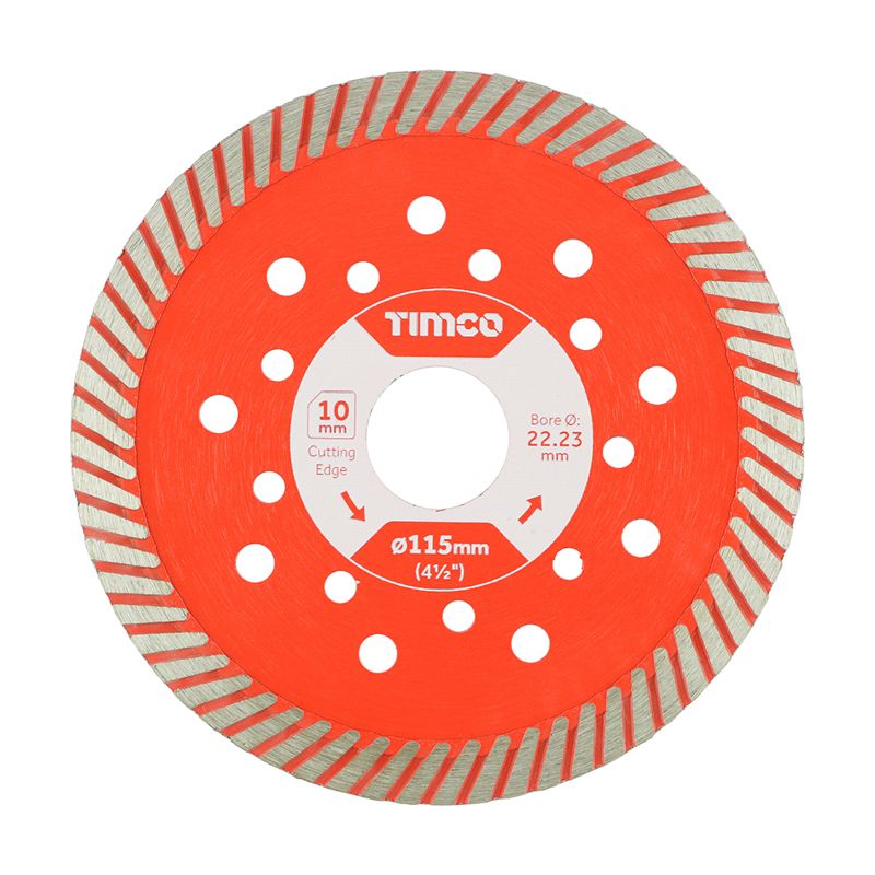 TIMCO Premium Diamond Blade Continuous - 115 x 22.2