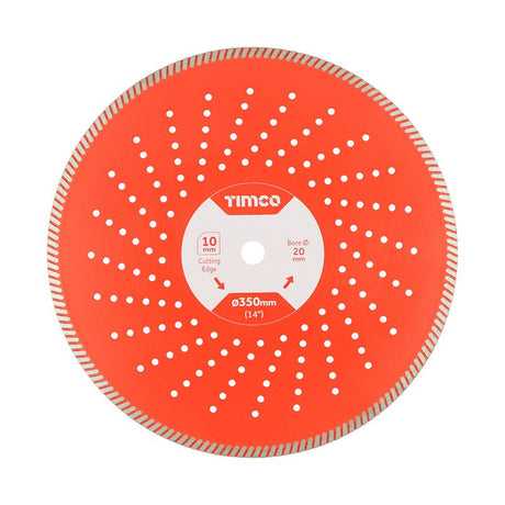 TIMCO Premium Diamond Blade Continuous - 350 x 20