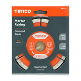 TIMCO General Purpose Mortar Raking Diamond Blade - 115 x 22.2