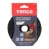 TIMCO Nylon Stripping & Preparation Disc - 115 x 22.23