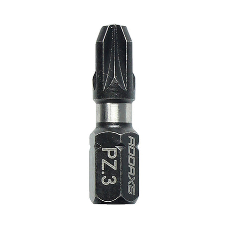 10 x TIMCO X6 Impact Pozi Driver Bit - No.3 x 25