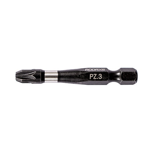 5 x TIMCO X6 Impact Pozi Driver Bit - No.3 x 50