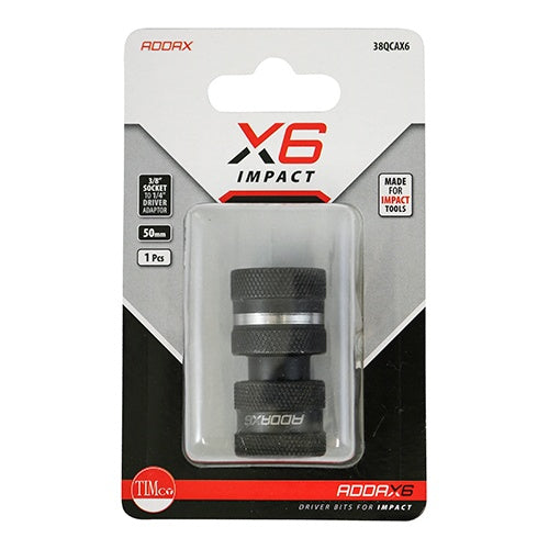 TIMCO X6 Impact Quickchange Adaptor - 1/2 x 50