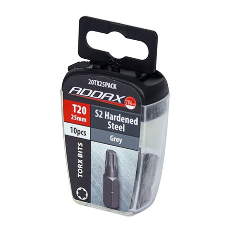 10 x TIMCO TX Drive Driver Bit S2 Grey - TX20 x 25