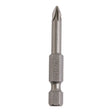 5 x TIMCO Pozi Driver Bit S2 Grey - No.1 x 50