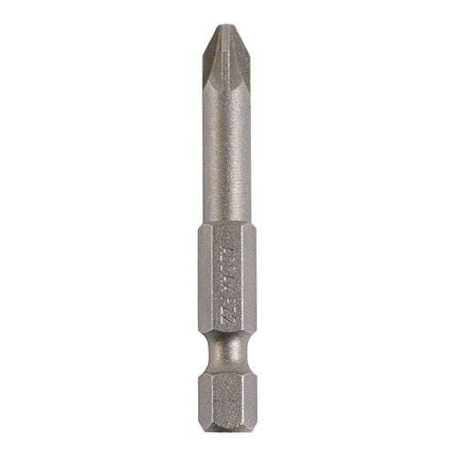 50 x TIMCO Pozi Driver Bit S2 Grey - No.2 x 50