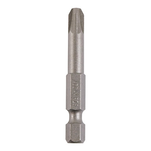 5 x TIMCO Pozi Driver Bit S2 Grey - No.3 x 50