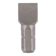 Pair of - TIMCO Slotted Driver Bit S2 Grey - 10.0 x 1.6 x 25
