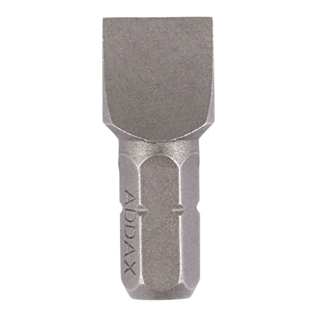 Pair of - TIMCO Slotted Driver Bit S2 Grey - 10.0 x 1.6 x 25
