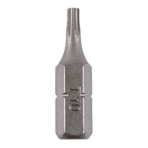 10 x TIMCO TX Drive Driver Bit S2 Grey - TX10 x 25