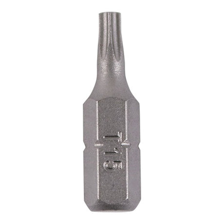 10 x TIMCO TX Drive Driver Bit S2 Grey - TX15 x 25