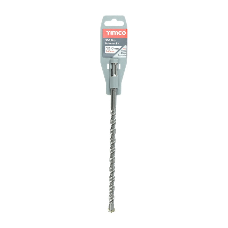 TIMCO SDS Plus Hammer Bits - 12.0 x 260