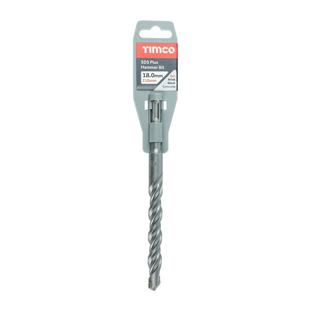 TIMCO SDS Plus Hammer Bits - 18.0 x 210