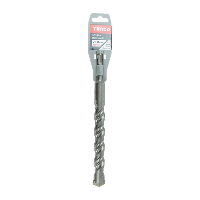 TIMCO SDS Plus Hammer Bits - 25.0 x 260