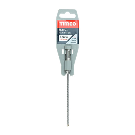 TIMCO SDS Plus Hammer Bits - 4.0 x 160