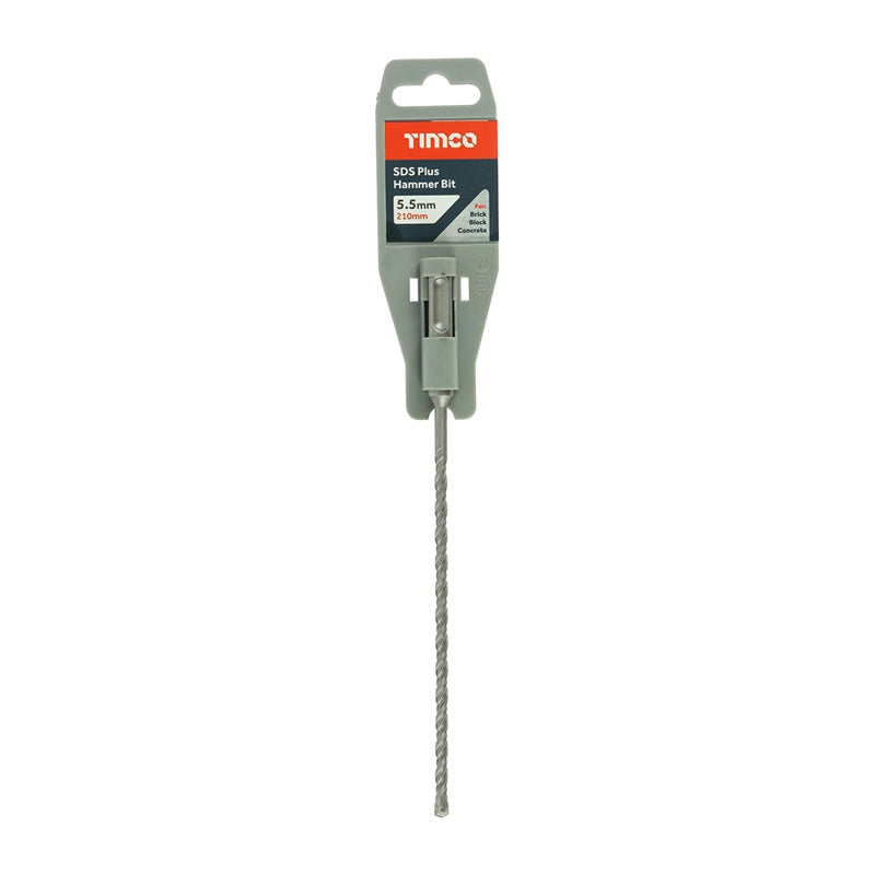 TIMCO SDS Plus Hammer Bits - 5.5 x 210