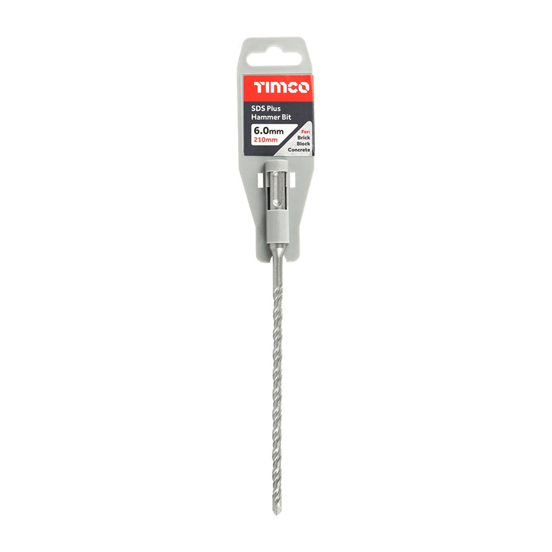 TIMCO SDS Plus Hammer Bits - 6.0 x 210