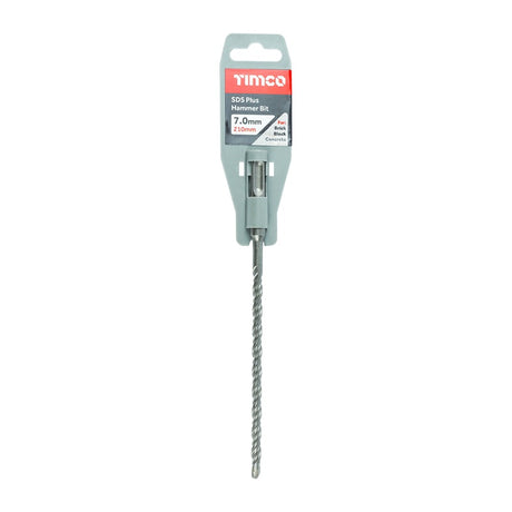 TIMCO SDS Plus Hammer Bits - 7.0 x 210