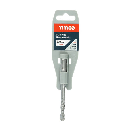 TIMCO SDS Plus Hammer Bits - 8.0 x 110