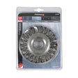 TIMCO Wheel Brush Twisted Knot Steel Wire - 125mm
