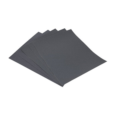 5 x TIMCO Wet & Dry Sanding Sheets 600 Grit Black - 230 x 280mm