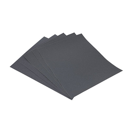 5 x TIMCO Wet & Dry Sanding Sheets 1200 Grit Black - 230 x 280mm