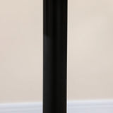 HOMCOM 75H x 70cm Two-Person Minimalistic Dining Table - Black