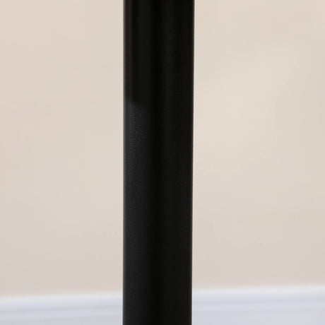 HOMCOM 75H x 70cm Two-Person Minimalistic Dining Table - Black