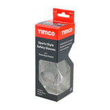 TIMCO Sport Style Safety Glasses Clear - One Size