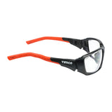 TIMCO Sport Style Adjustable Safety Glasses Clear - One Size