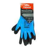 TIMCO Waterproof Grip Sandy Nitrile Foam Coated Polyester Gloves - Medium