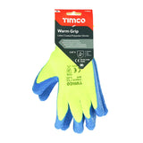 TIMCO Warm Grip Crinkle Latex Coated Polyester Gloves - Medium