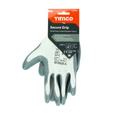 TIMCO Secure Grip Smooth Nitrile Foam Coated Polyester Gloves - Medium