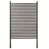 Outsunny Garden Fence with 2 Standing Ways for Hard & Soft Ground, Decorative Outdoor Divider, Animal Barrier Fence, Brown