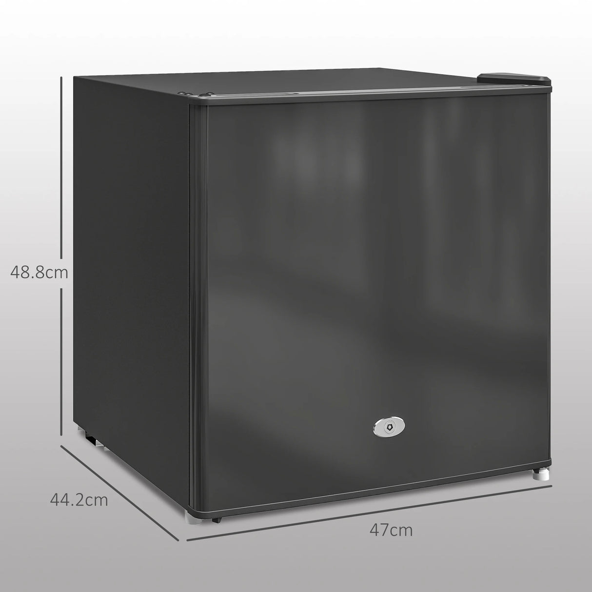 HOMCOM 35L Mini Freezer, -24 to -14 Temperature - Black