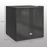 HOMCOM 35L Mini Freezer, -24 to -14 Temperature - Black