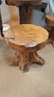 Teak Root Mushroom Stool or Lamp Table 40cm