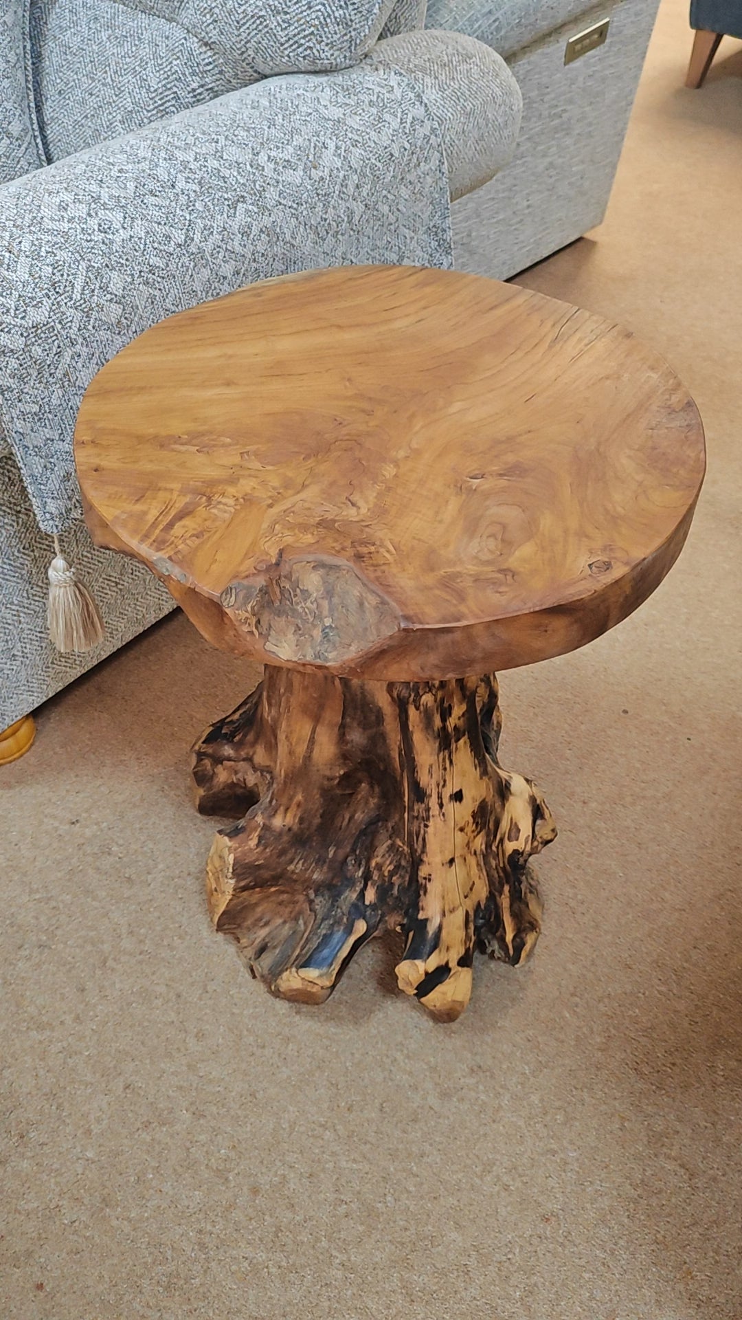 Teak Root Round Side Table 60cm