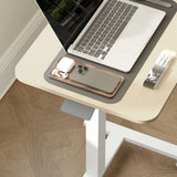 Vinsetto 68-108cm Height Adjustable Work Desk - Wood-Effect/White