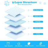 150 Pieces Extra Large Dog Pee pads with Super Absorbent for Doggies