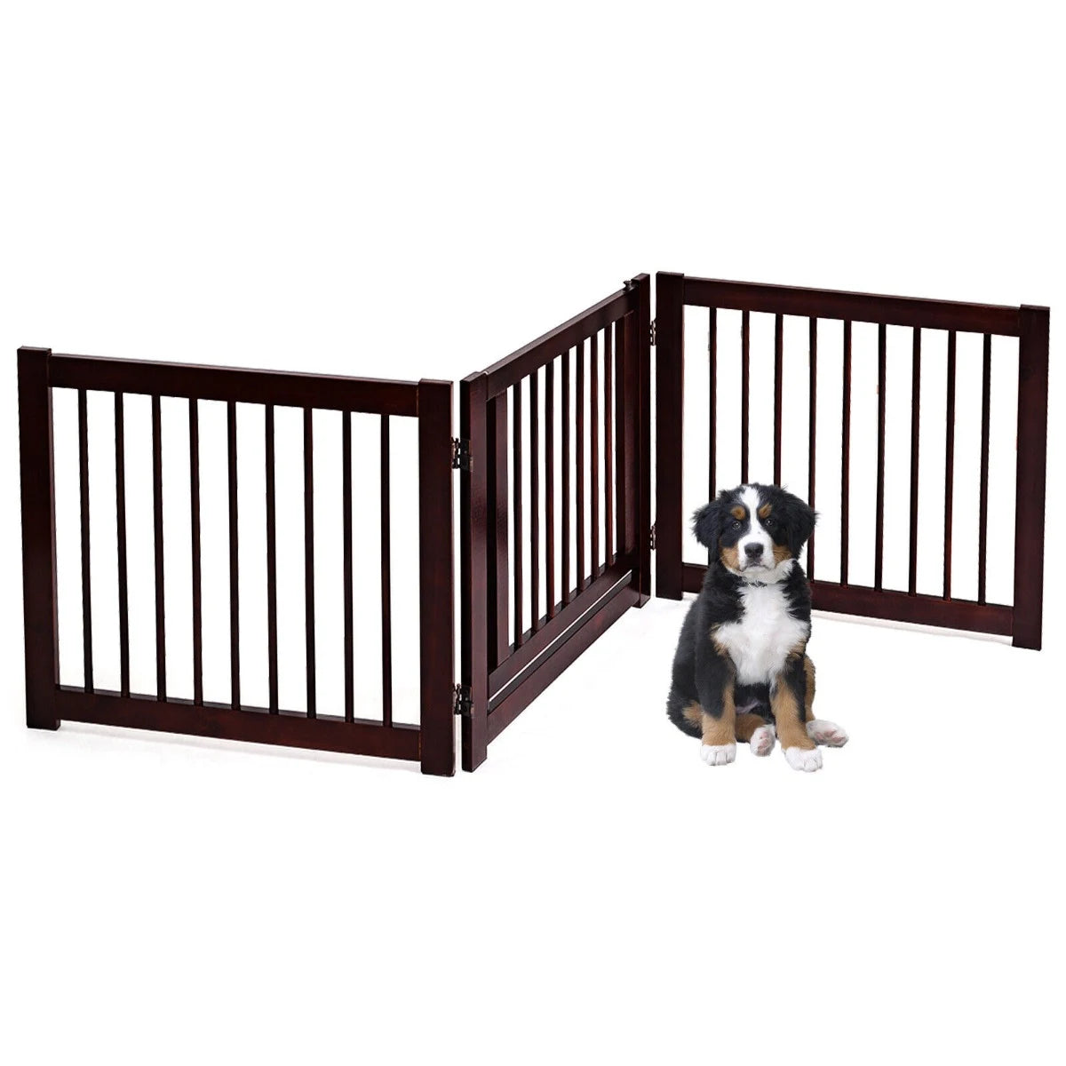 Protective gate three pieces dog door guard 206 x 61 x 1.8 cm