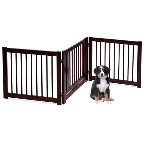 Protective gate three pieces dog door guard 206 x 61 x 1.8 cm