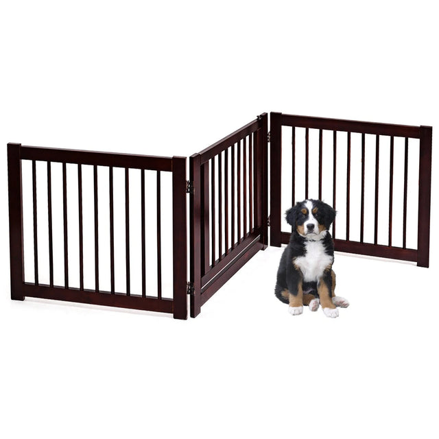Protective gate three pieces dog door guard 206 x 61 x 1.8 cm