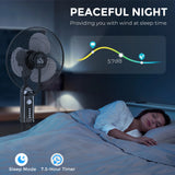 HOMCOM Pedestal Fan with Water Mist Spray, Spray Misting Fan with 70 Oscillation, Tilt Head, 3 Speeds, 3 Modes, Adjustable Mist, 3.2L Water Tank, for Home, 120 cm