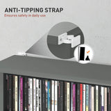 HOMCOM 360 CD Storage Unit - Grey