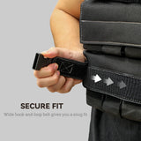 SPORTNOW 20KG Adjustable Weighted Vest, Running Weight Vest, with 30 Metal Weights, Reflective Strips, for Running, Exercise