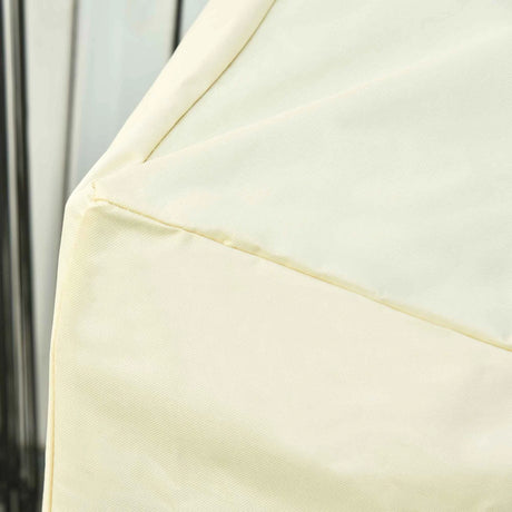 Outsunny 600D Oxford Cloth Furniture Cover, 2 Seater Sofa Protector for Garden Patio, Outdoor, Waterproof, Beige, 140L x 84W x 56/94H cm